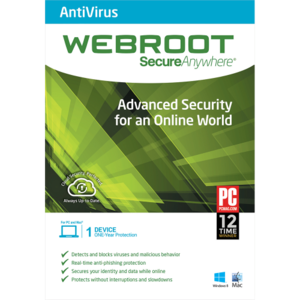 Webroot SecureAnywhere 1 Device 1 Year